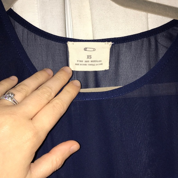 Urban Outfitters x Pins and needles navyblue dress - Picture 3 of 6
